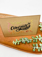 Rosie's Boutique Haiti Congrats You Did It! Handstitched Card