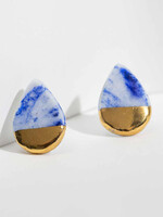 Noonday Marble Sky Stud Earrings