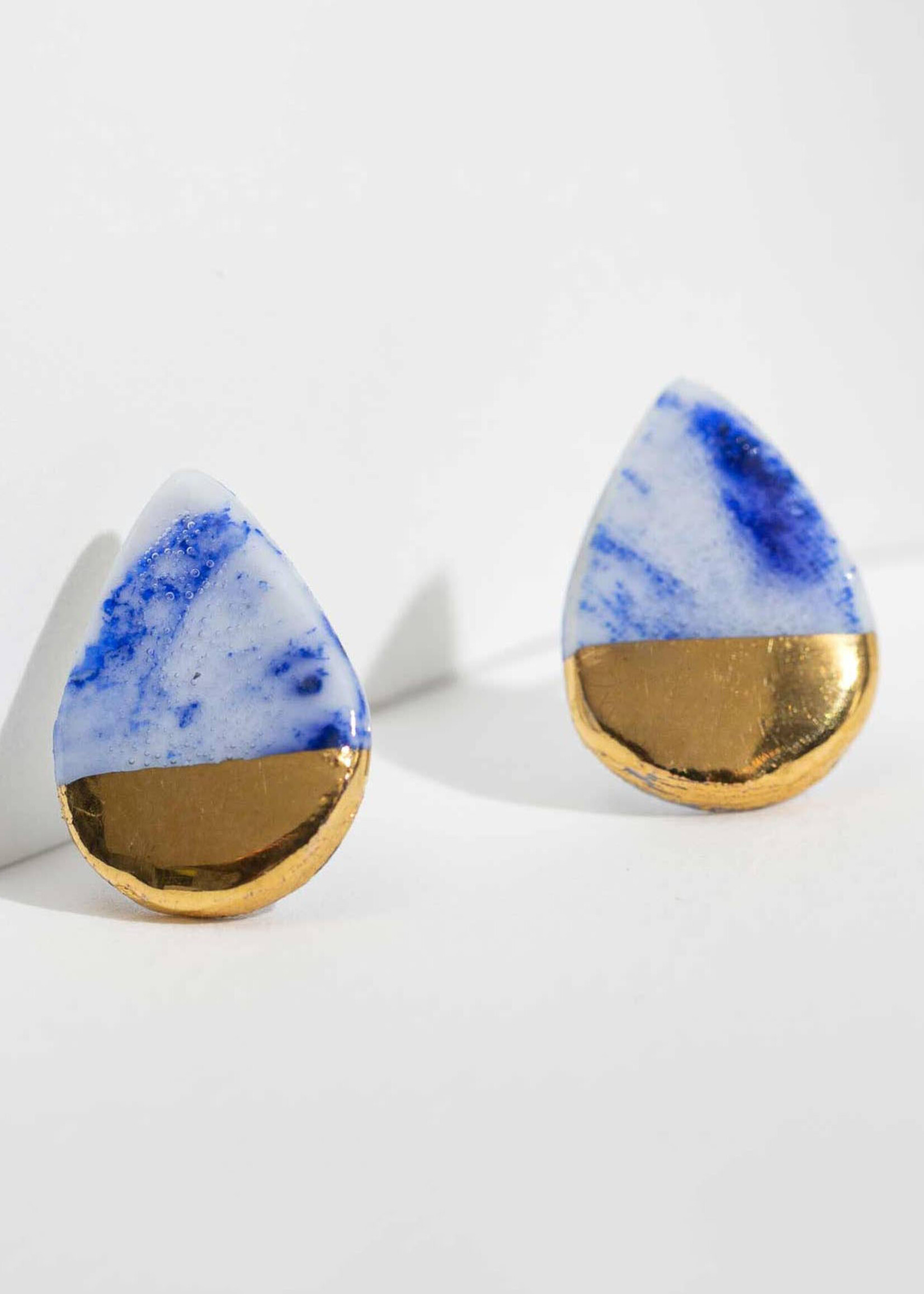 Noonday Marble Sky Stud Earrings