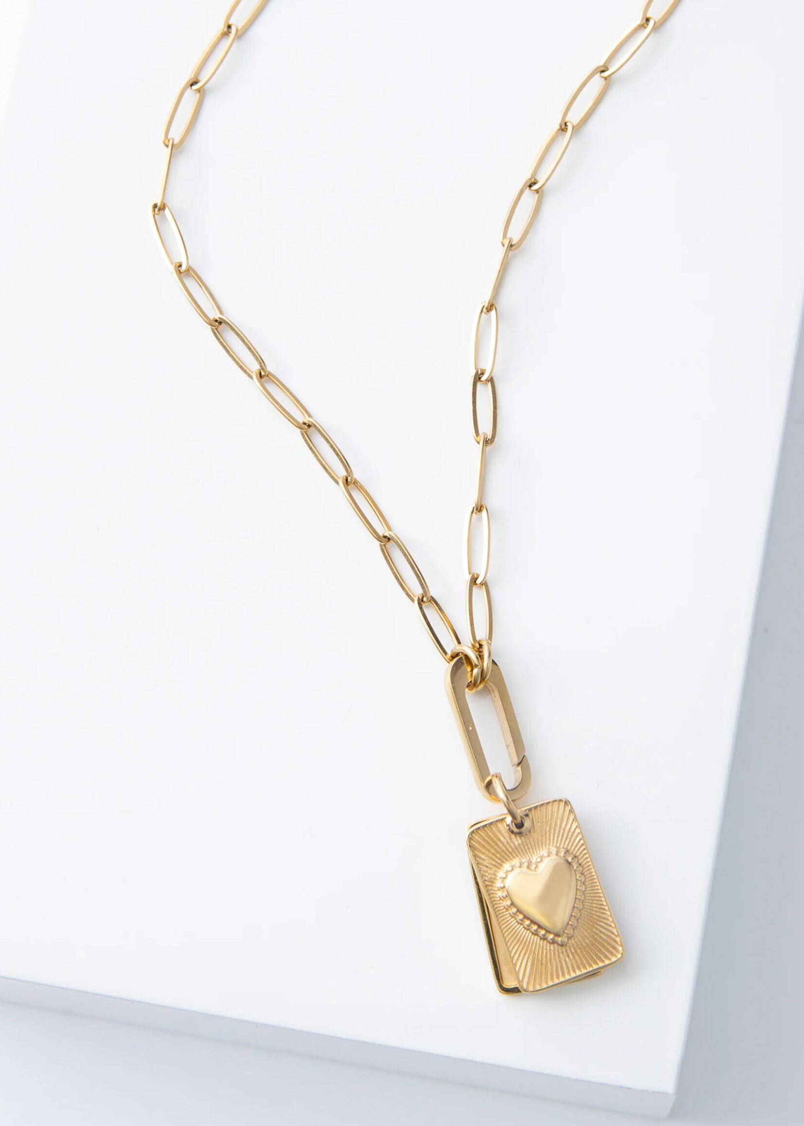 Noonday Heart Keeper Locket Necklace
