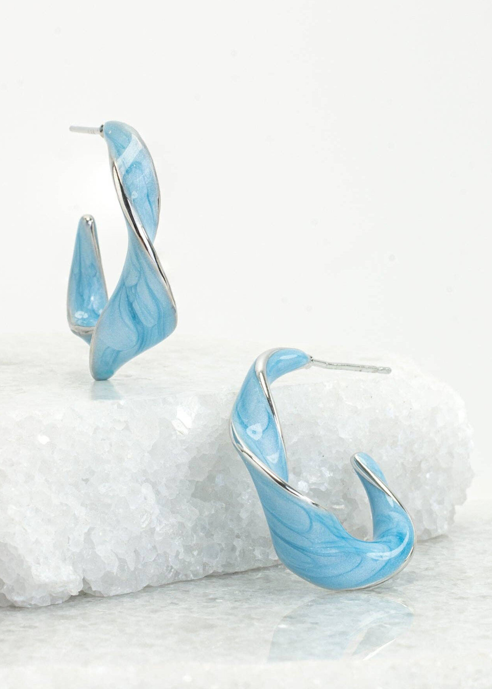 Starfish Project With a Twist Earrings - Sky Blue