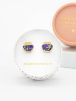Starfish Project Royal Purple Canopy Stud Earrings