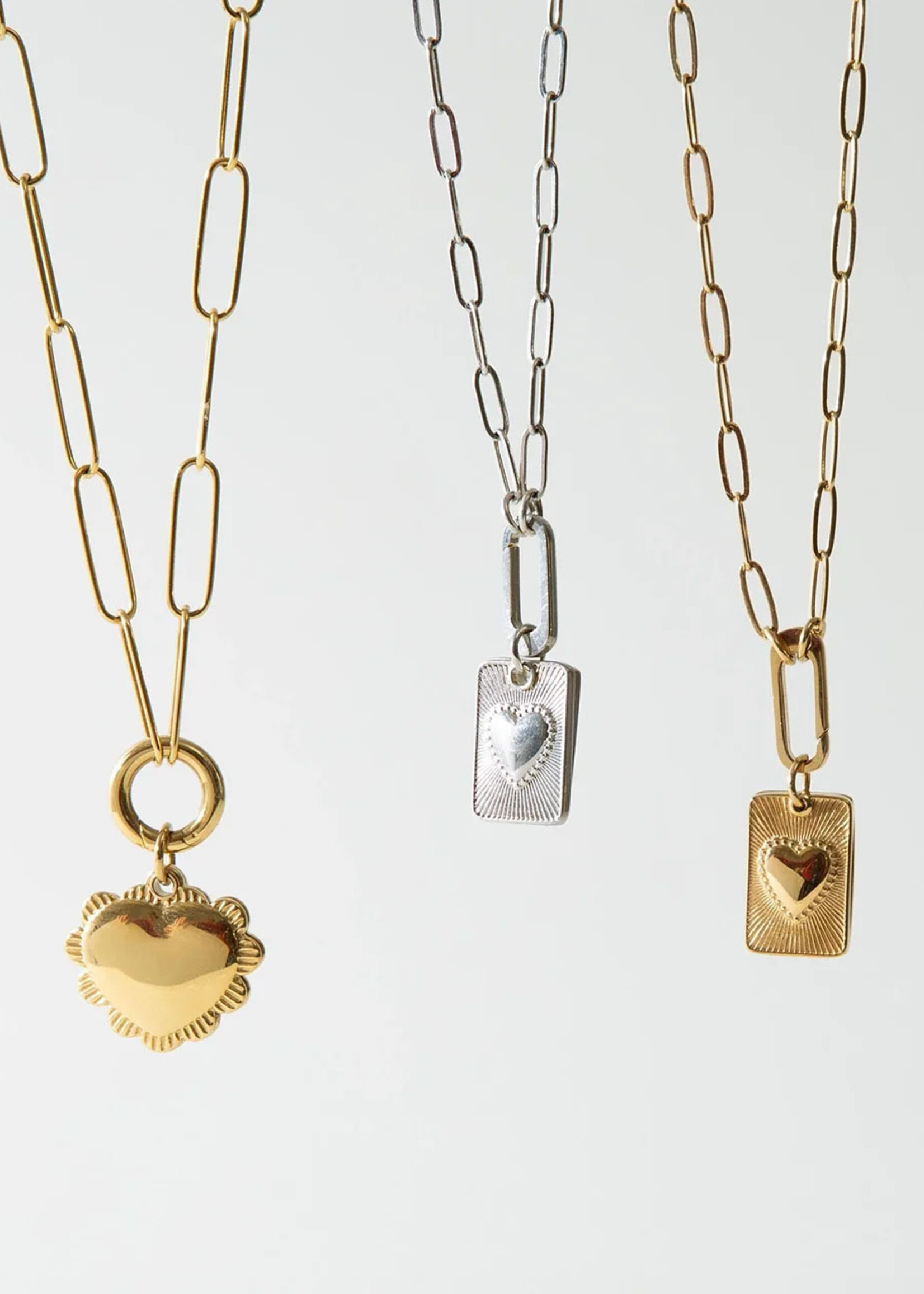 Noonday Ardent Heart Locket Necklace