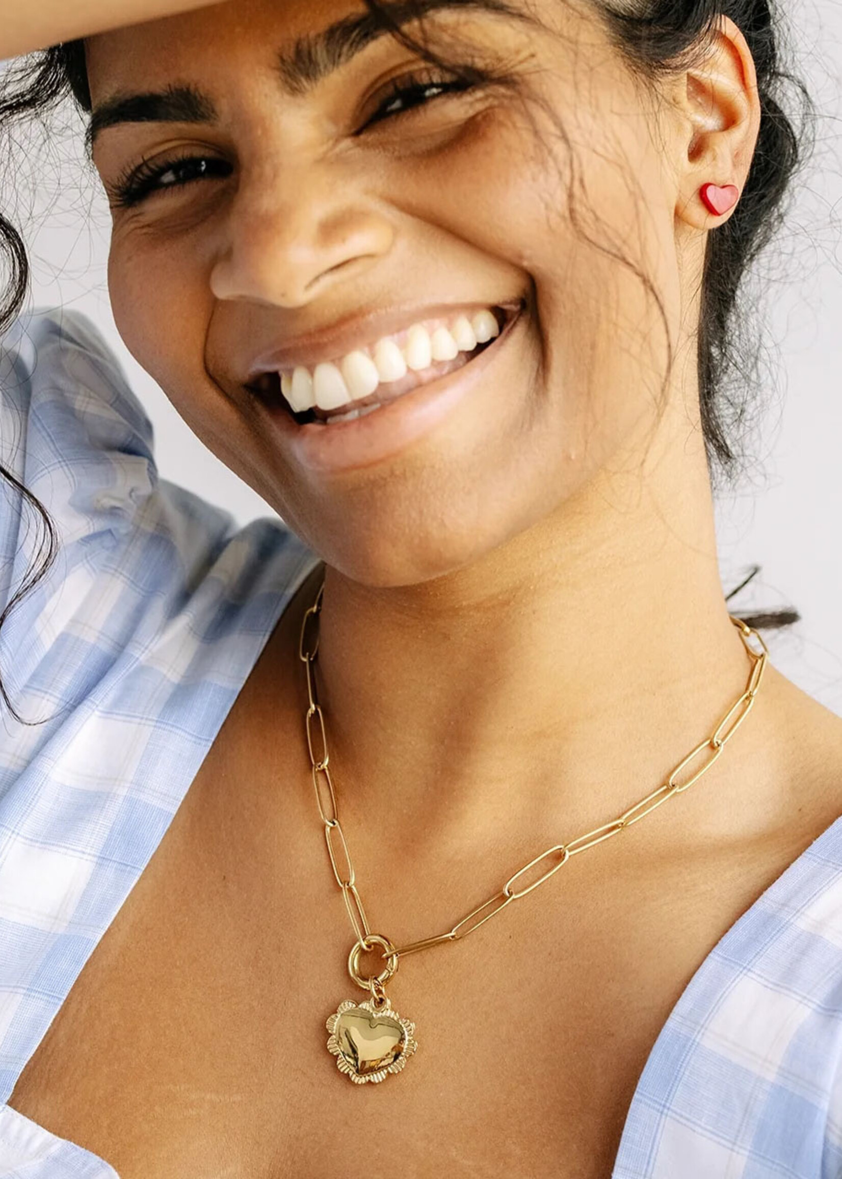 Noonday Ardent Heart Locket Necklace
