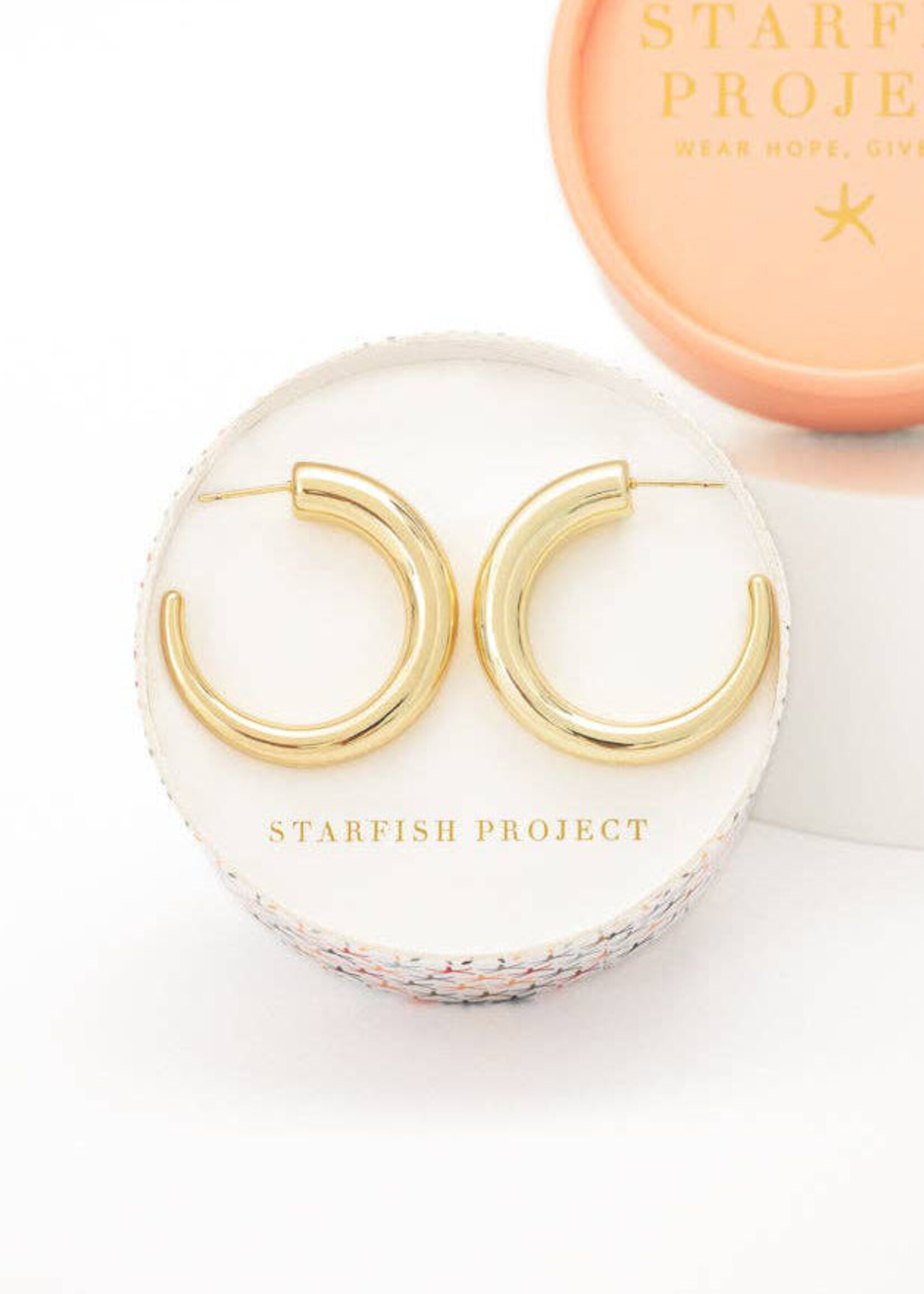 Starfish Project Golden Grace Hoop Earrings