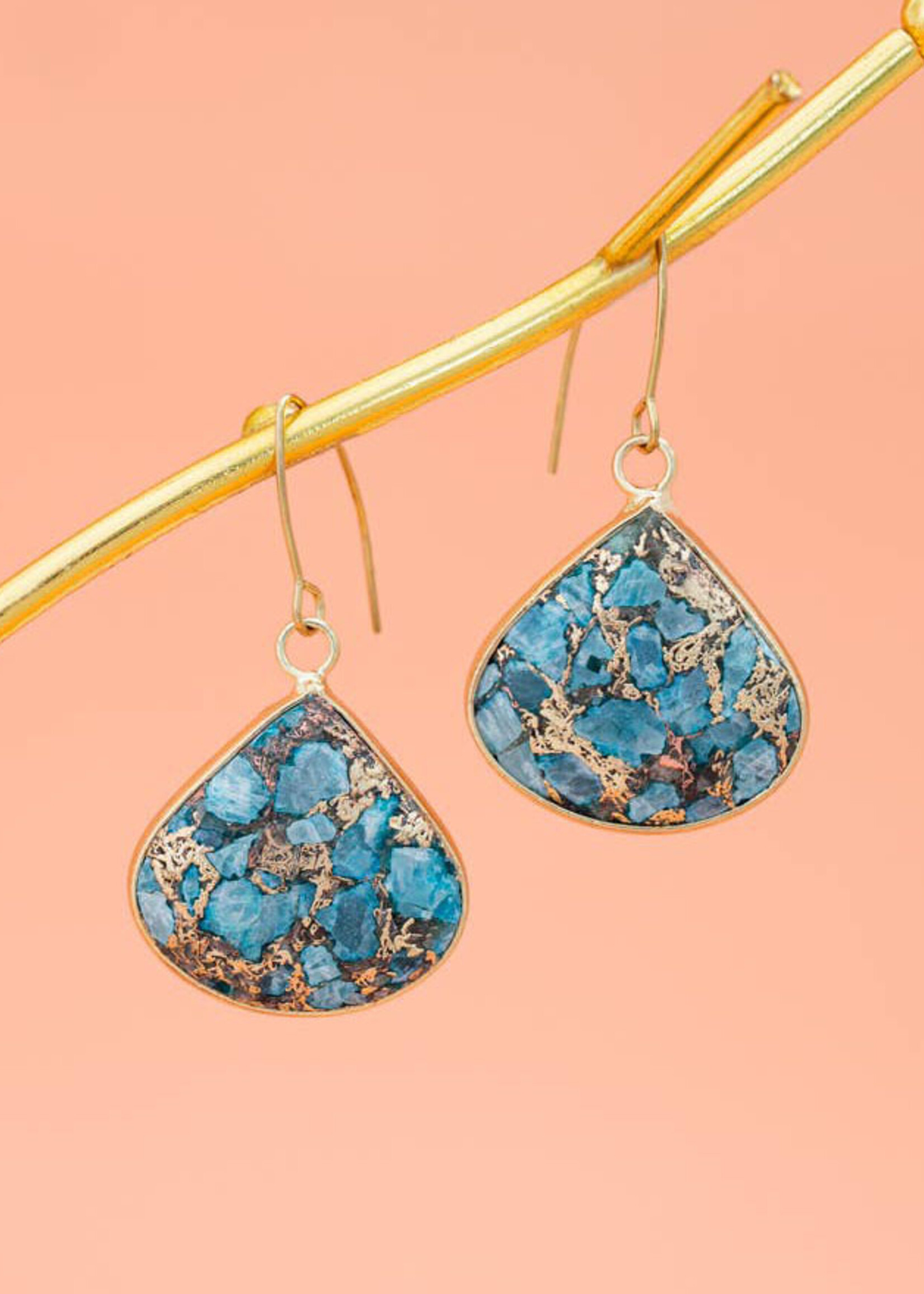 Starfish Project Emperor Stone Blossom Earrings