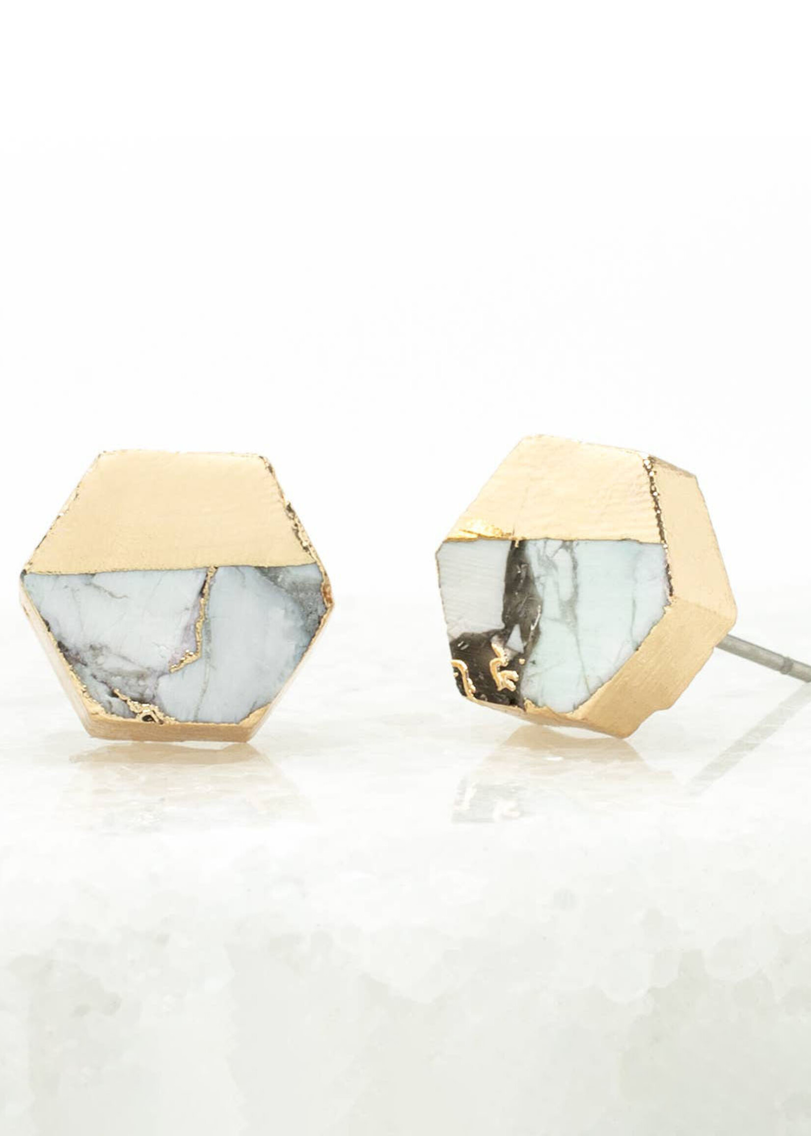 Starfish Project White Canopy Stud Earrings