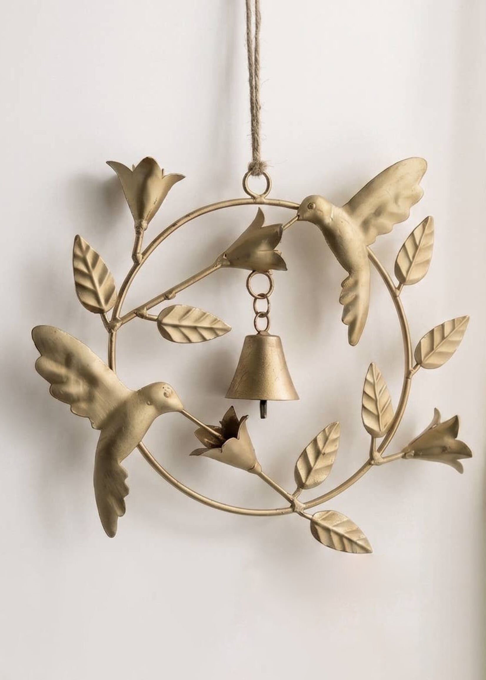 Matr Boomie Mitra Hummingbird Bell Wreath Chime