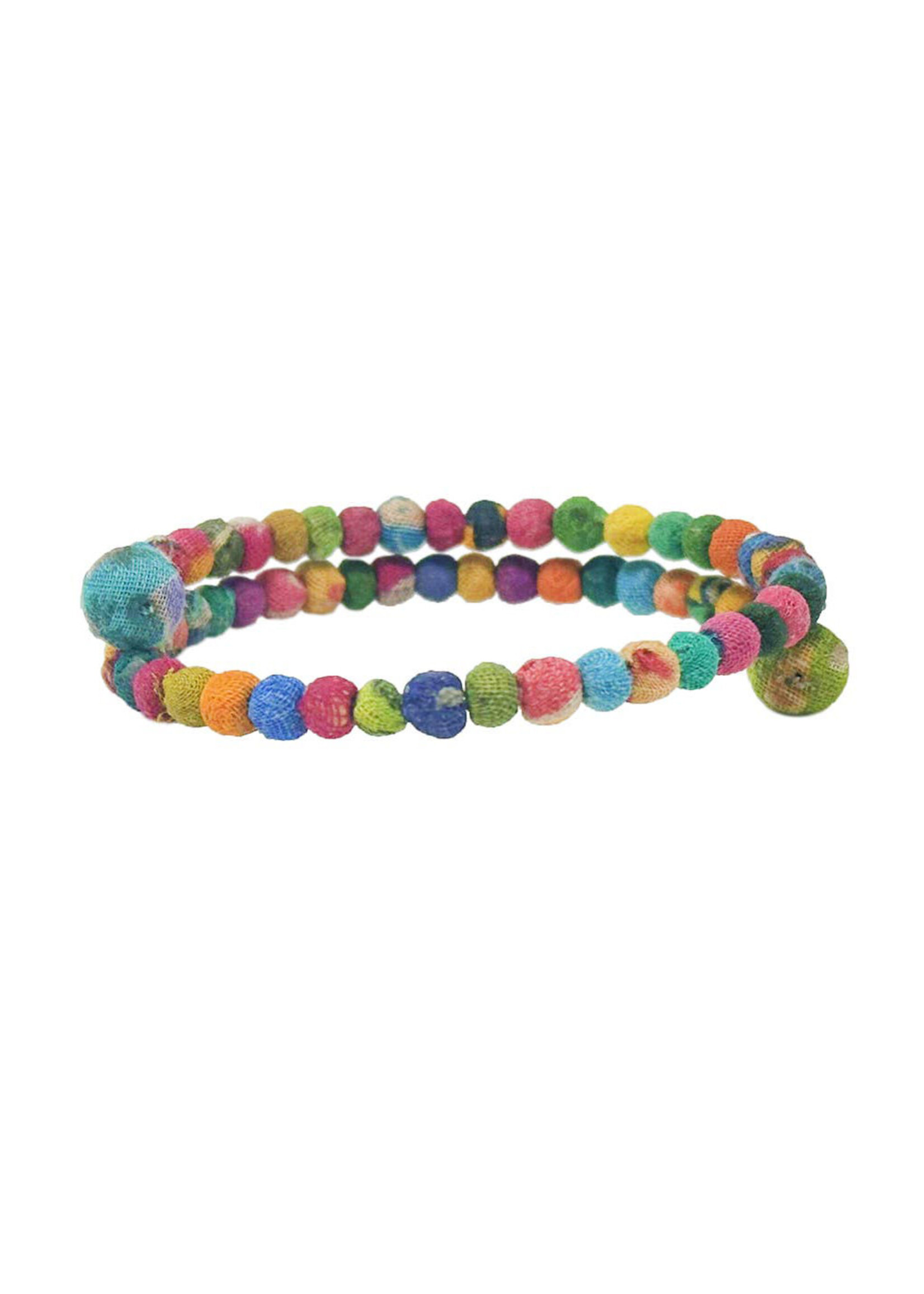 WorldFinds Kantha Milieu Overlap Bracelet