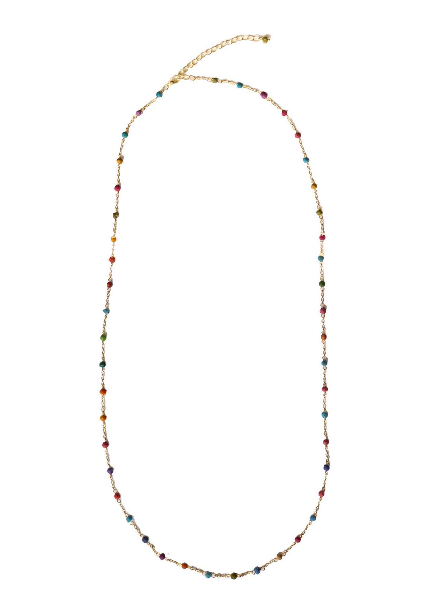 WorldFinds Dotted Kantha Milieu Necklace