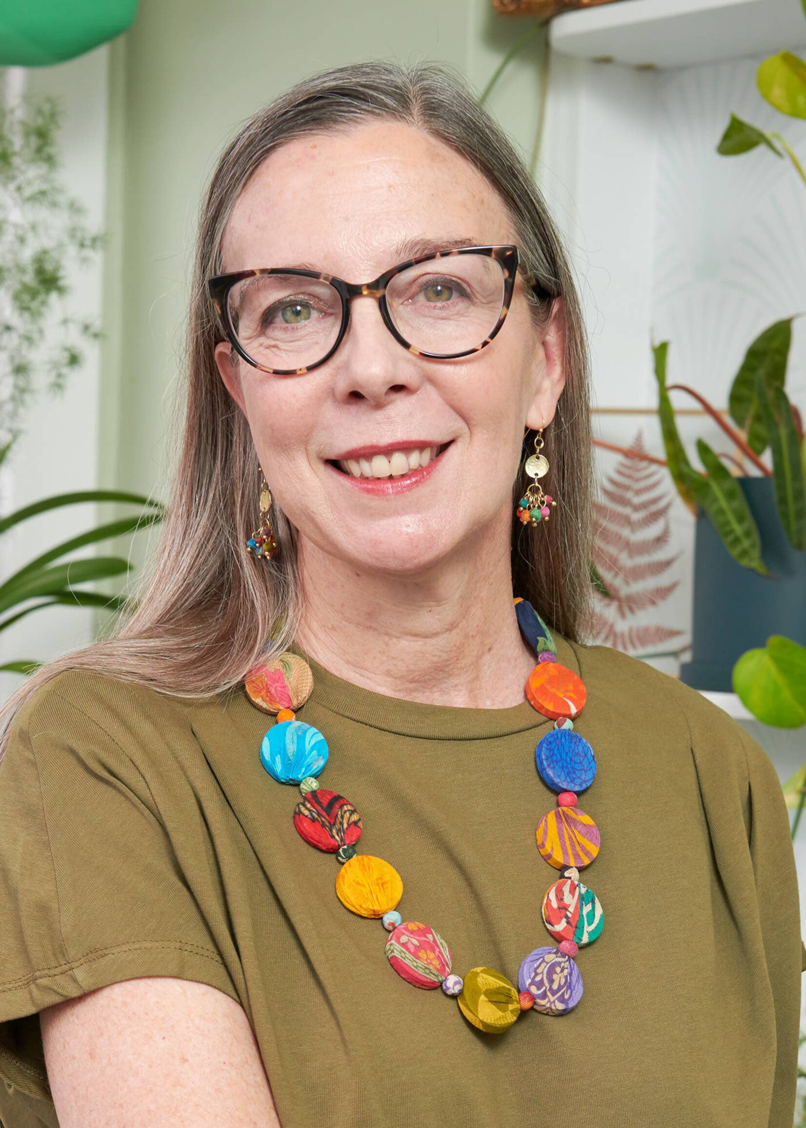 WorldFinds Kantha Milieu Charmed Cluster Earrings