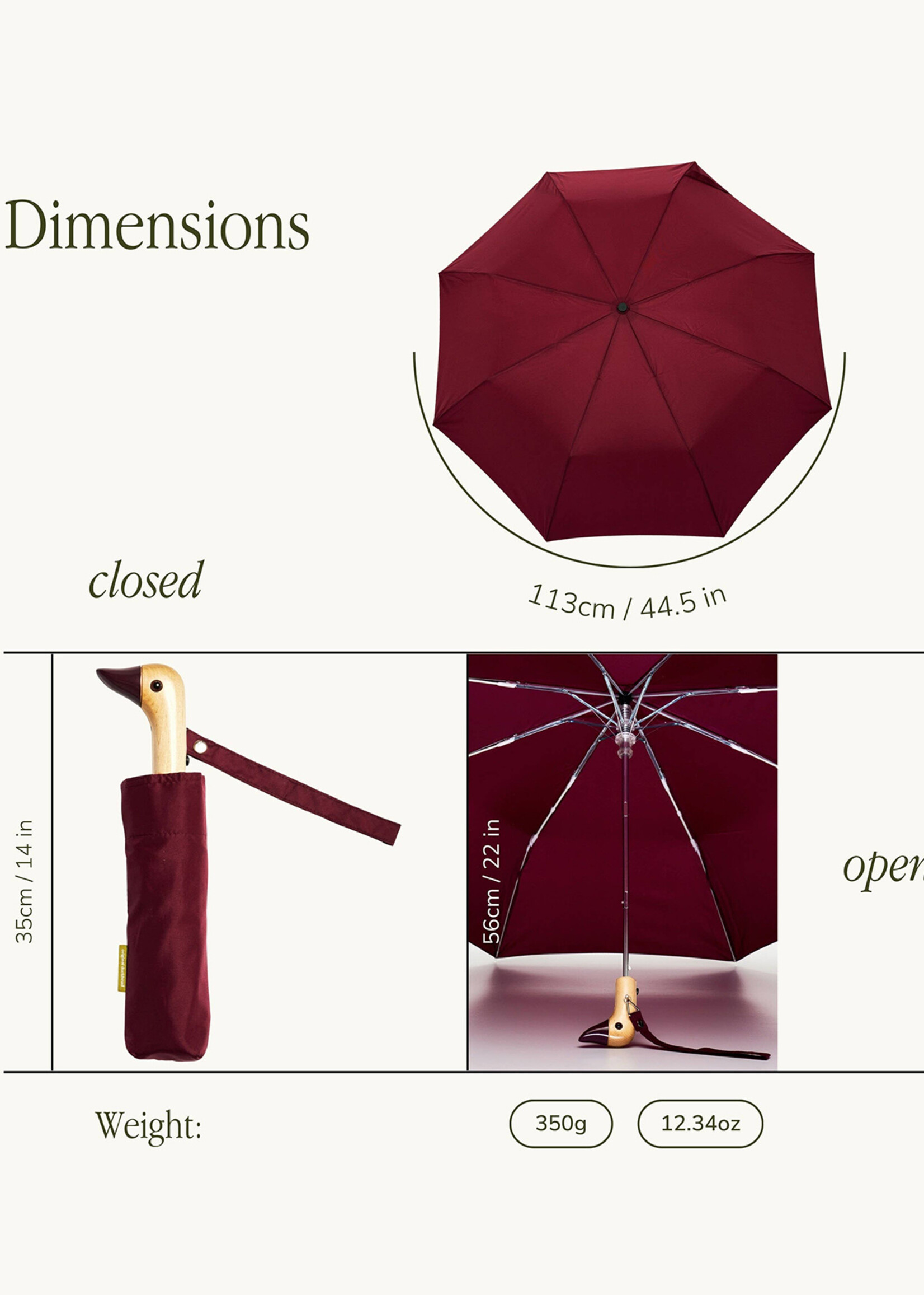 Original Duckhead Cherry Duckhead Umbrella