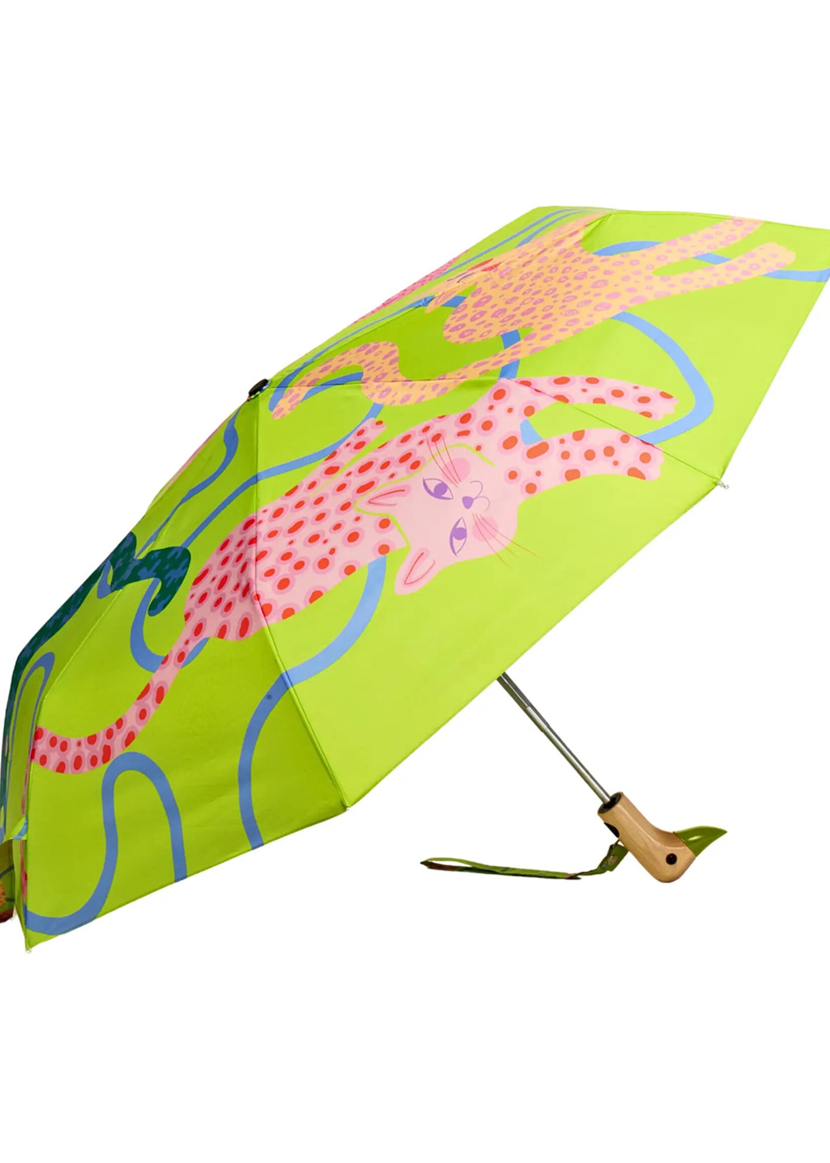 Original Duckhead Lime Arty Cats Duckhead Umbrella