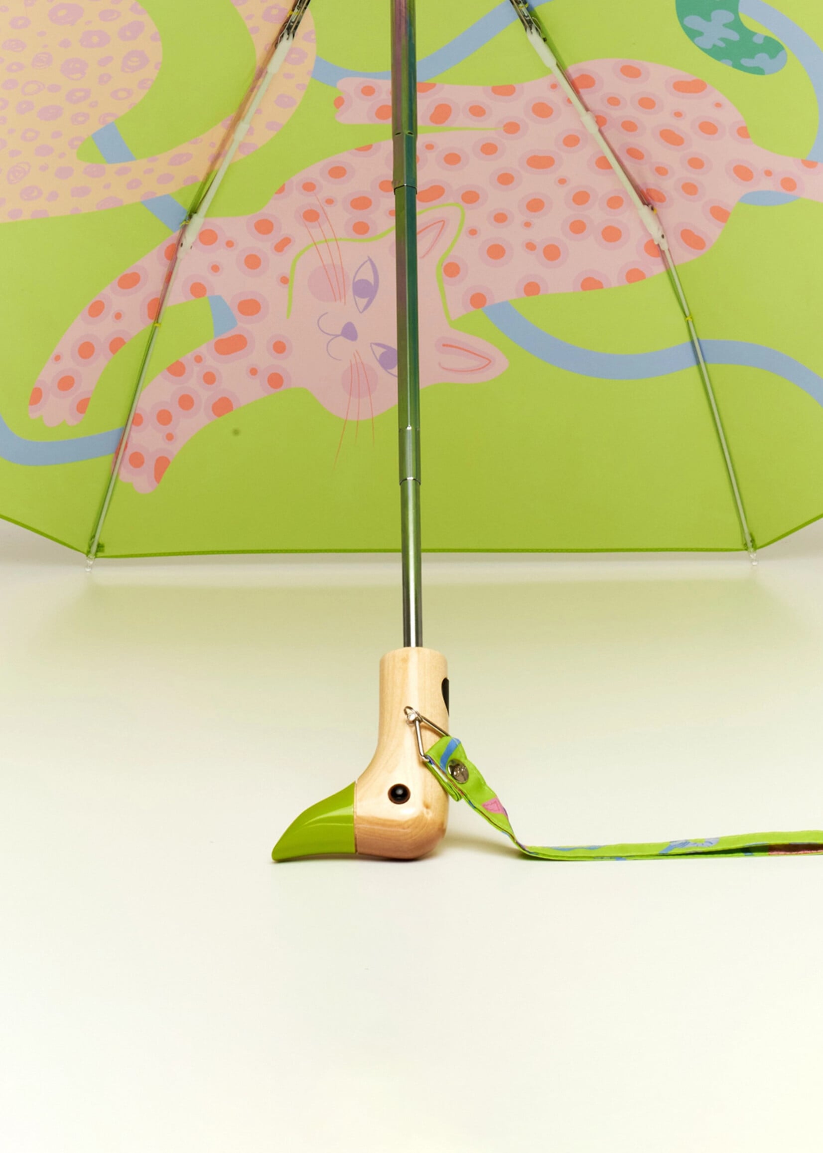 Original Duckhead Lime Arty Cats Duckhead Umbrella