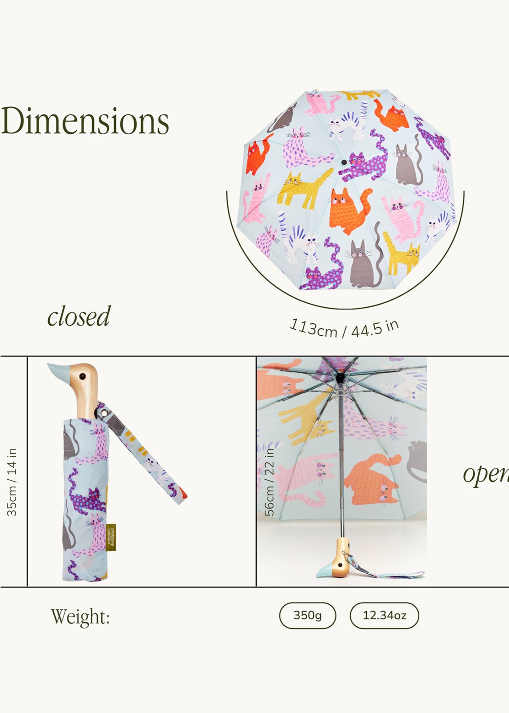 Original Duckhead Ice Arty Cats Duckhead Umbrella