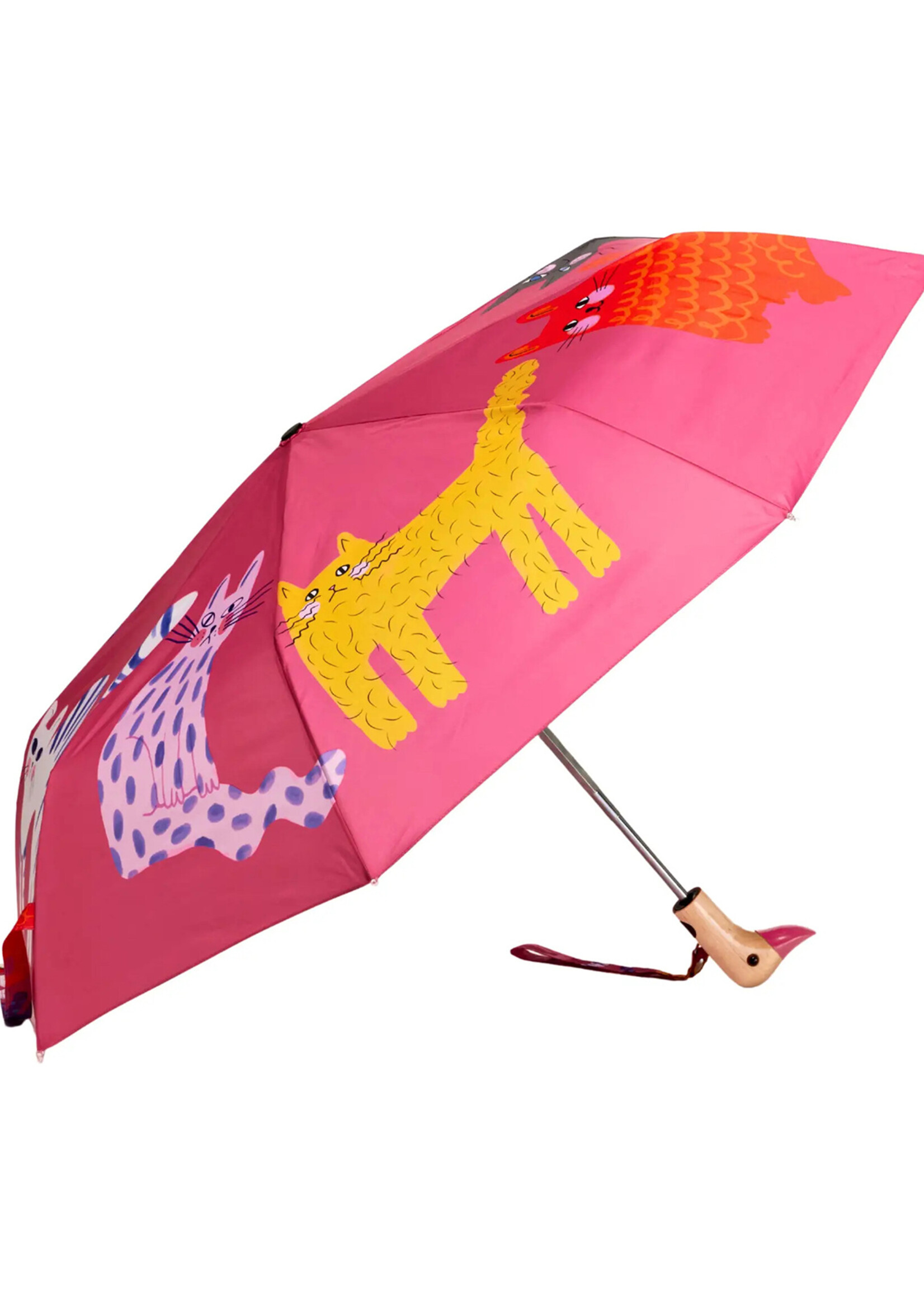 Original Duckhead Fuchsia Arty Cats Duckhead Umbrella