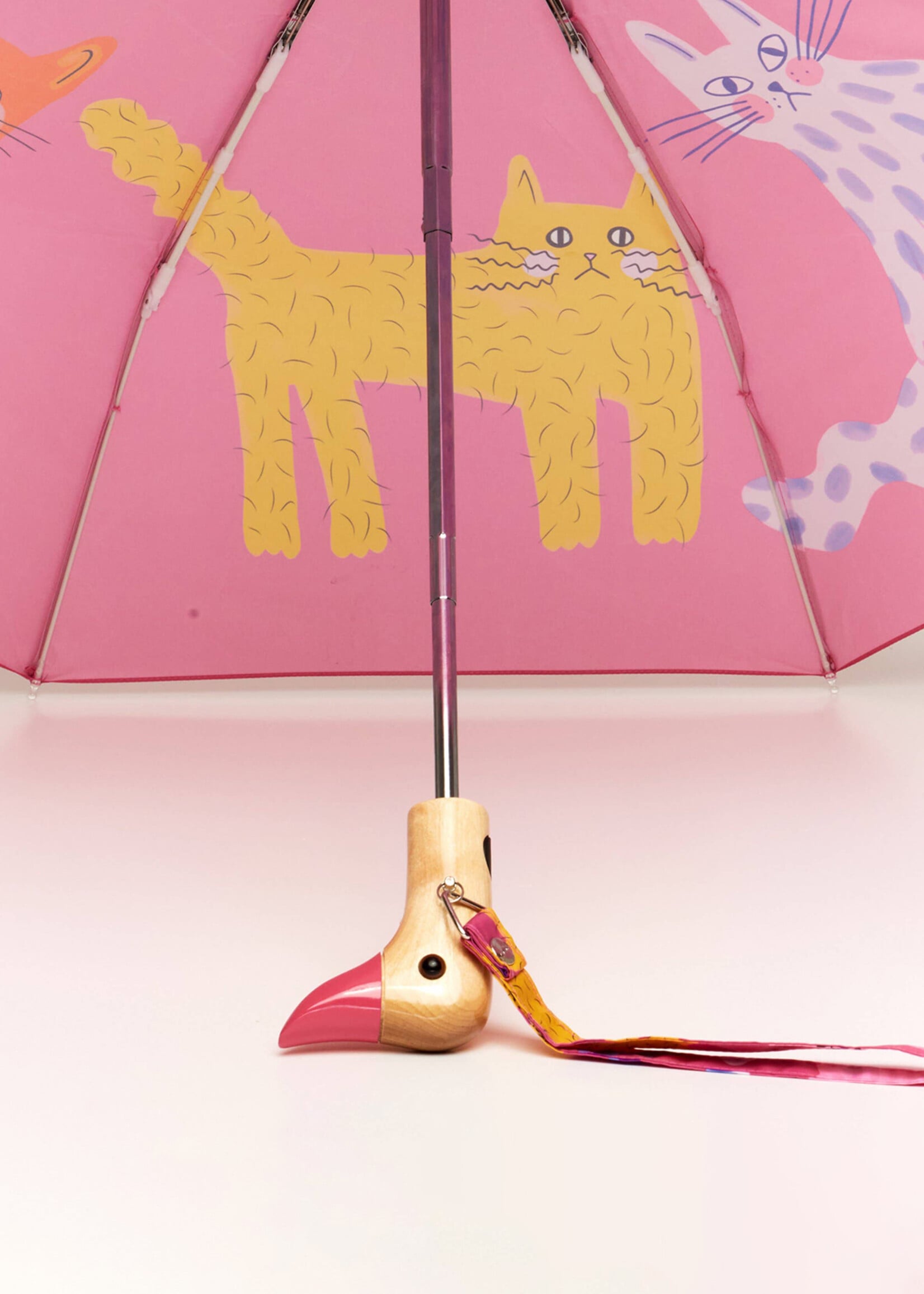 Original Duckhead Fuchsia Arty Cats Duckhead Umbrella