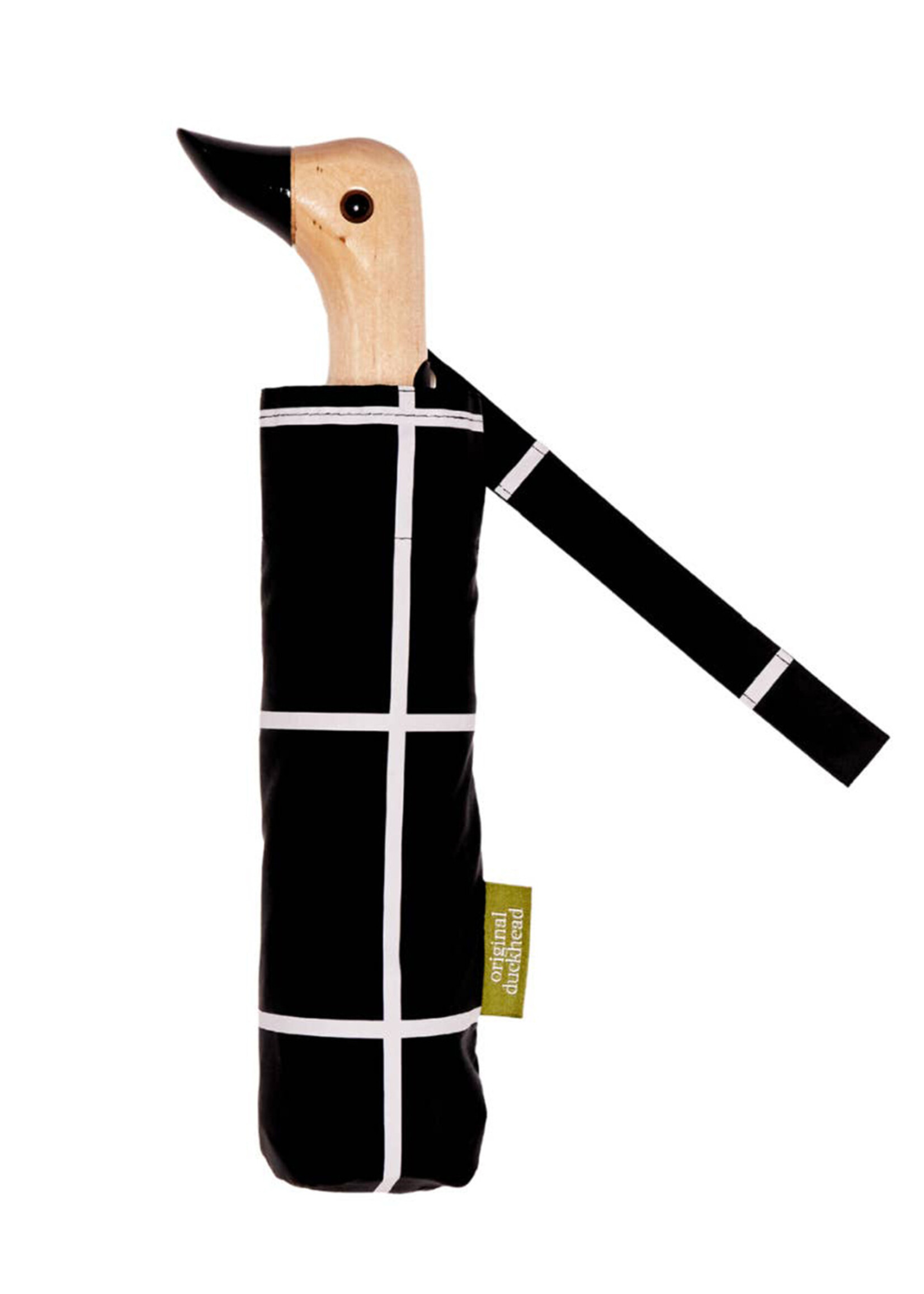 Original Duckhead Black Grid Duckhead Umbrella
