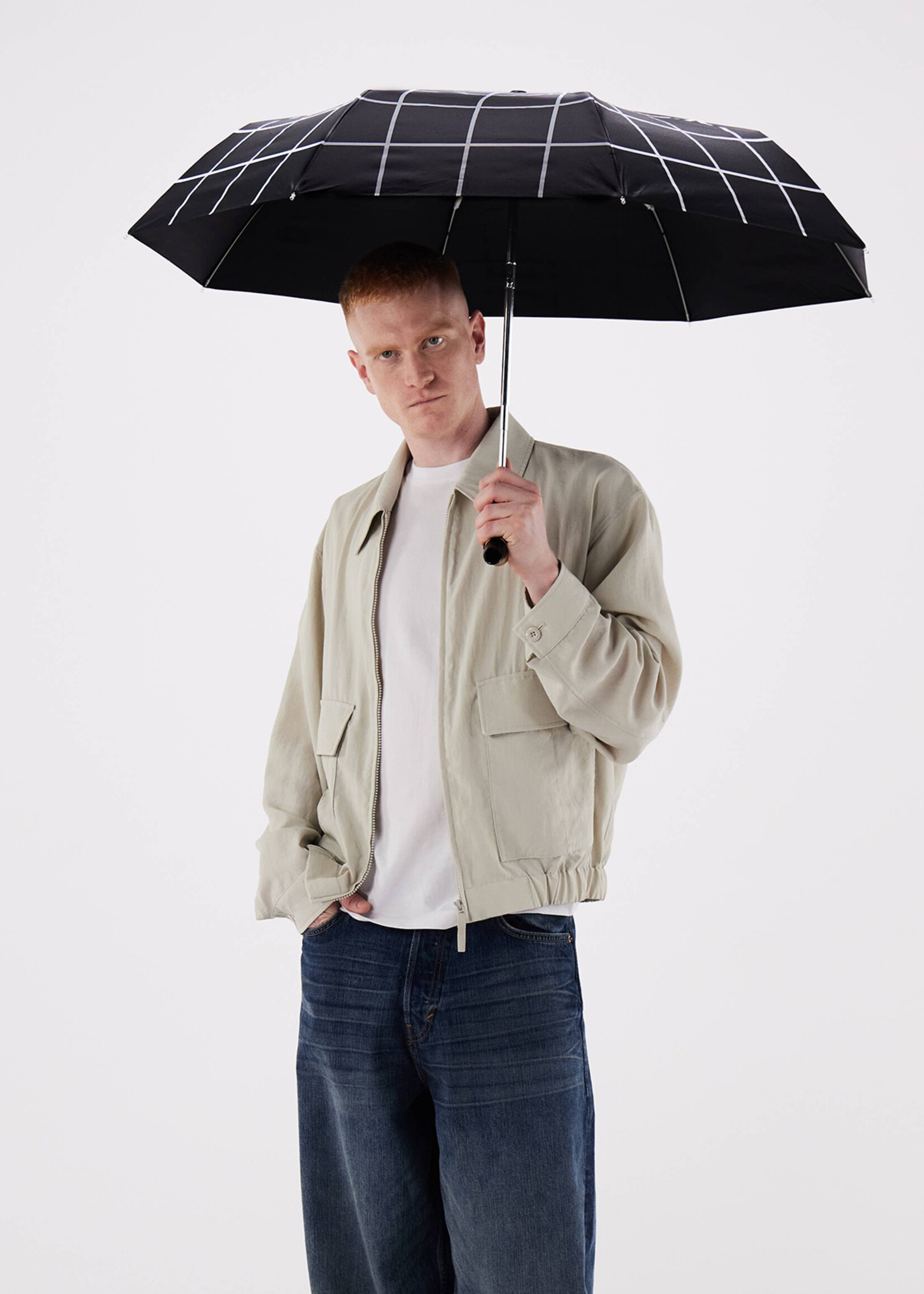 Original Duckhead Black Grid Duckhead Umbrella