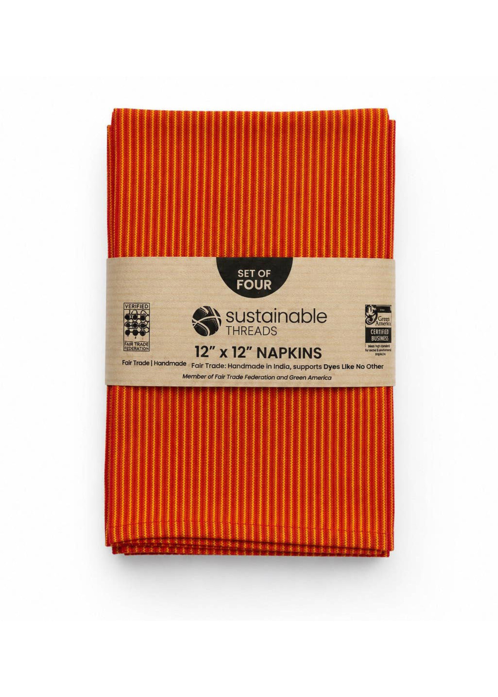 Sustainable Threads 12" x 12" Sunrise Napkins [set of 4]