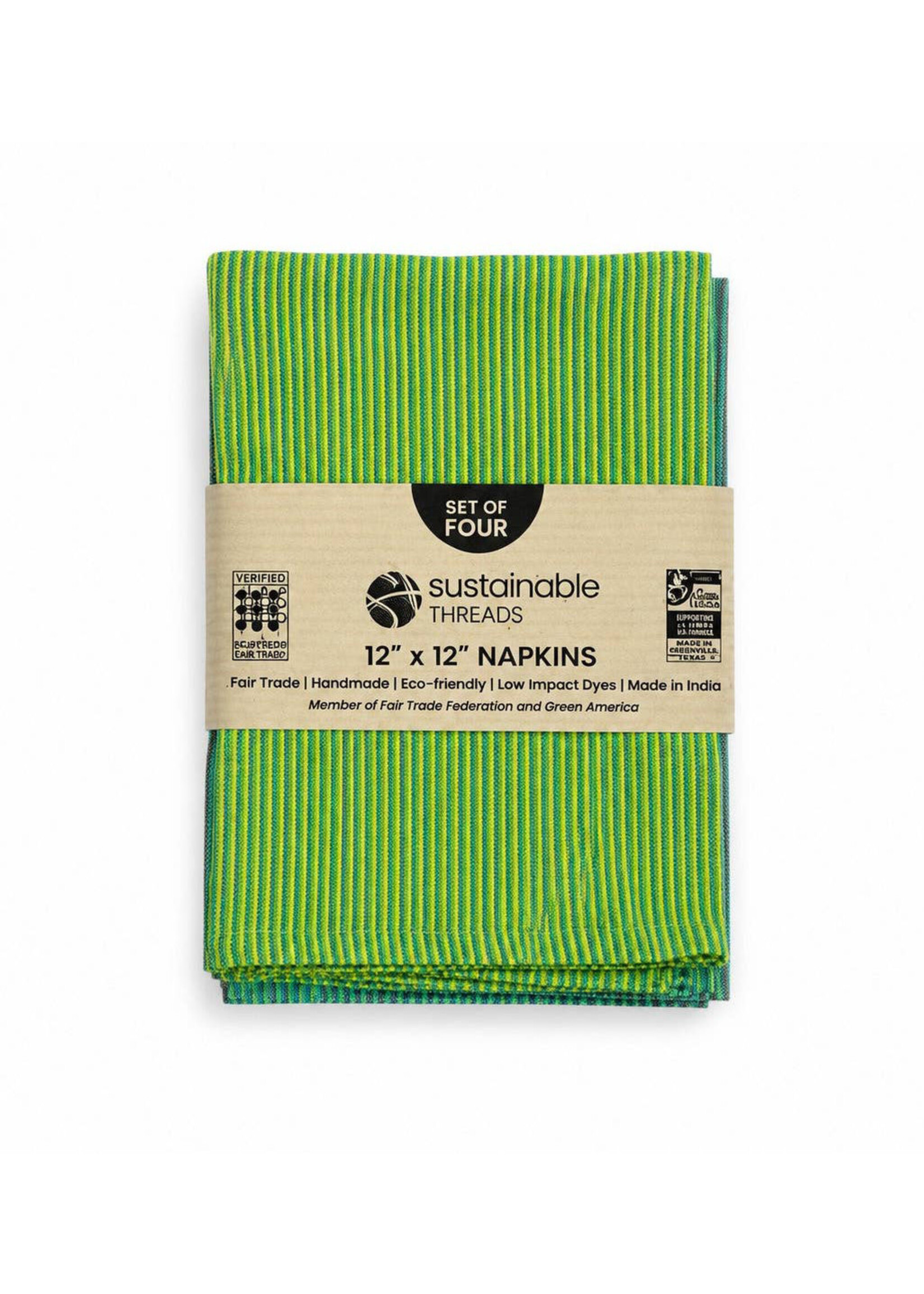 Sustainable Threads 12" x 12" Forest Napkins [set of 4]
