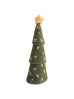 Gry and Sif Embroidered Felt Christmas Tree [Three in One]