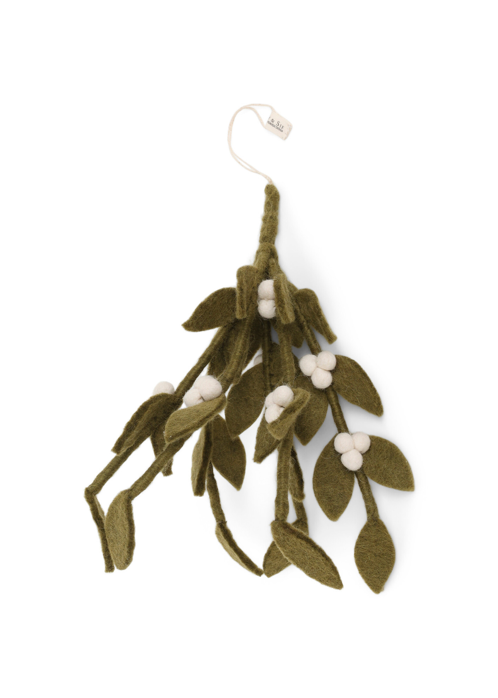 Gry and Sif Felt Mistletoe