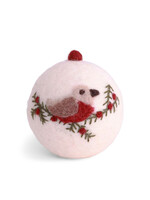 Gry and Sif Felt Bauble Ornament - Bird