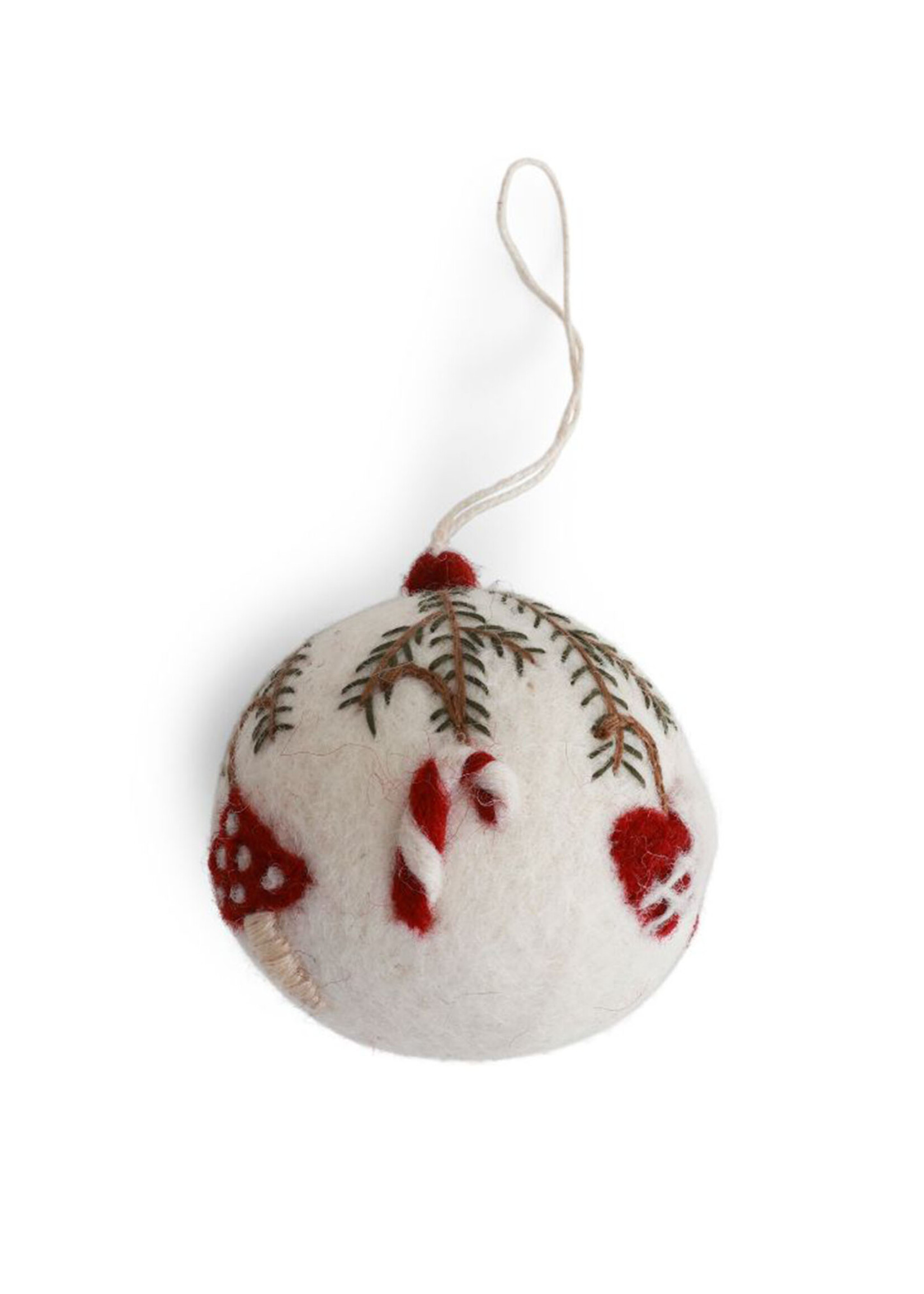 Gry and Sif Felt Bauble Ornament - Ornaments