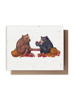 Small Victories Bears and Mushrooms Plantable Card