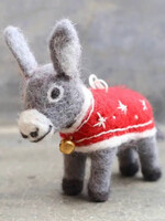 Ganesh Himal Felt Donkey Ornament