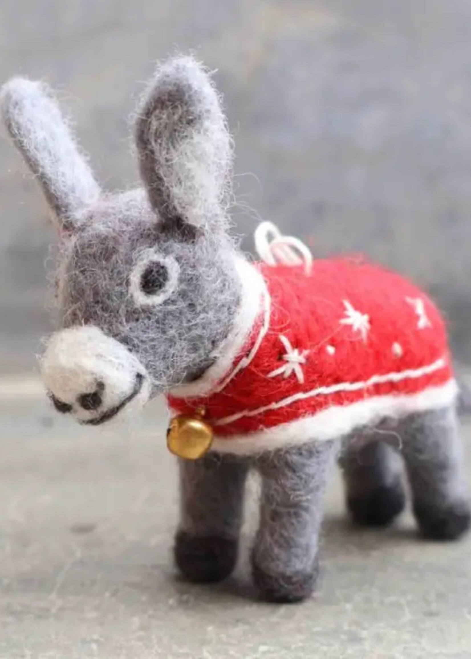 Ganesh Himal Felt Donkey Ornament