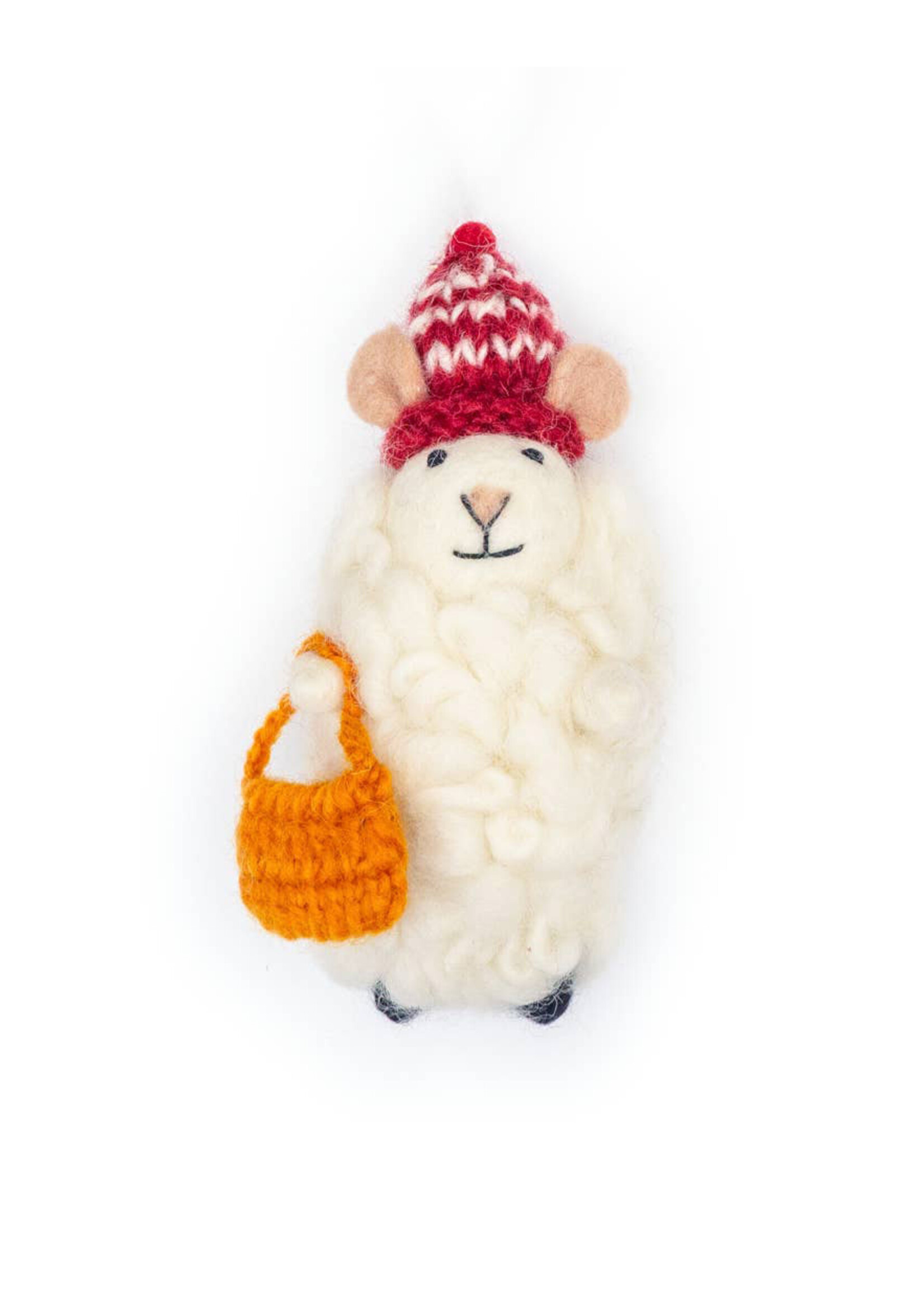 Friendsheep Felt Sheepy Mouse Ornament