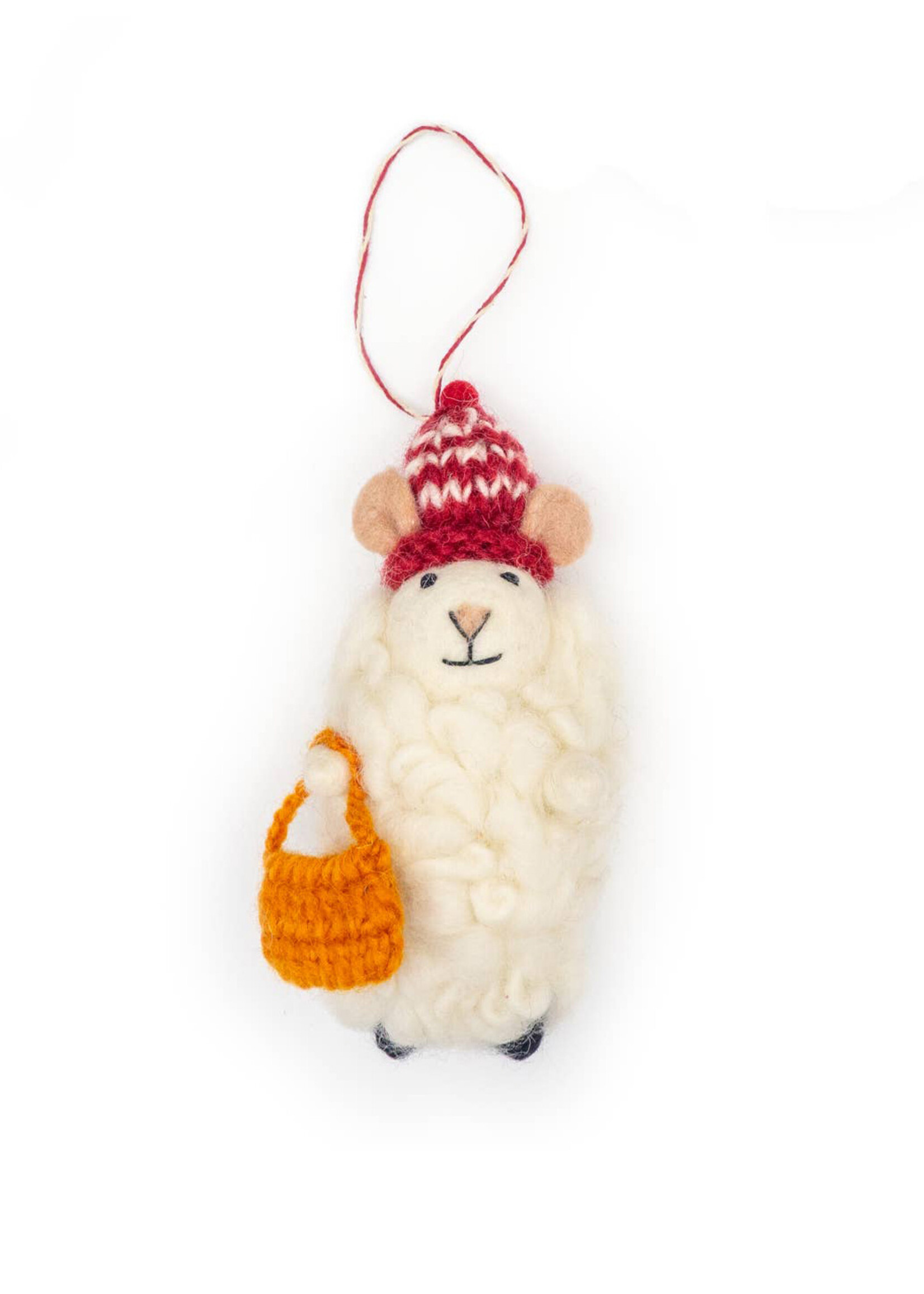 Friendsheep Felt Sheepy Mouse Ornament