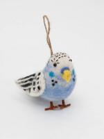 The Winding Road Felt Parakeet Ornament