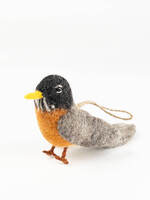 The Winding Road Felt Robin Ornament