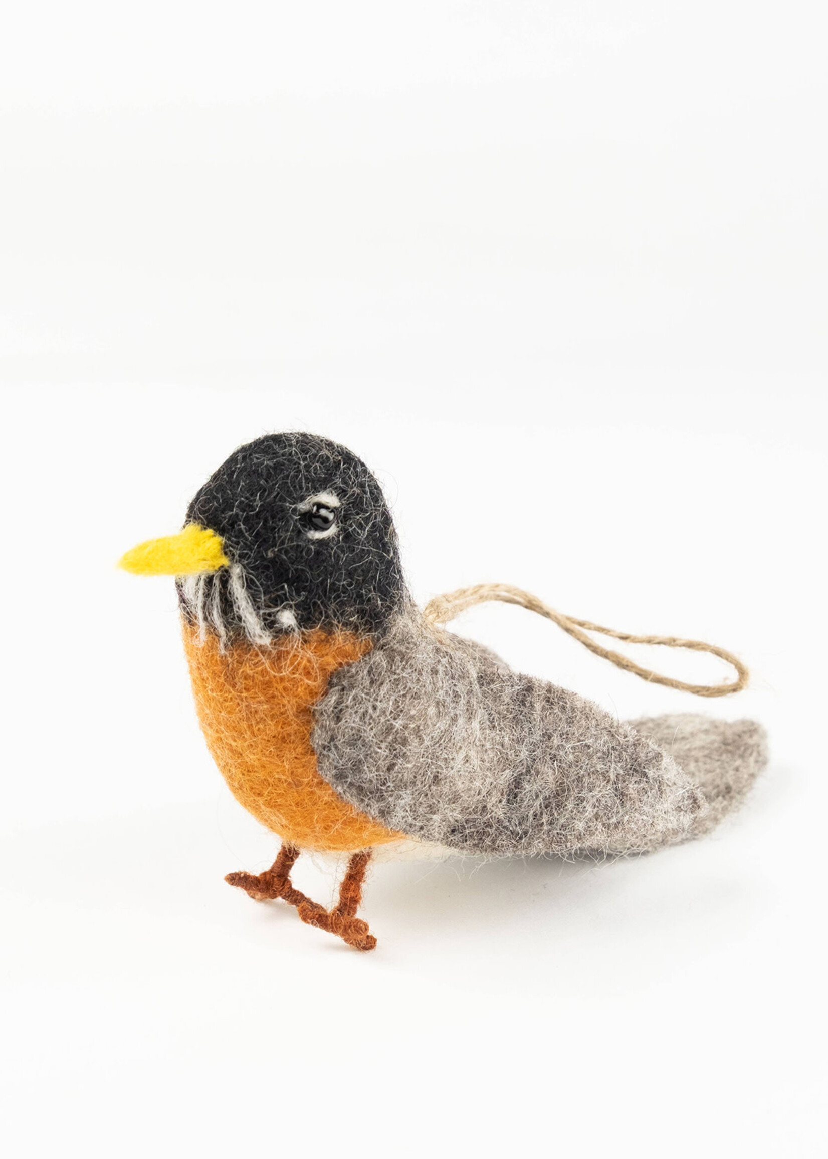 The Winding Road Felt Robin Ornament