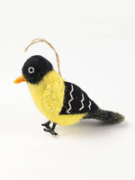 The Winding Road Felt Goldfinch Ornament