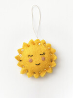 Global Goods Partners Felt Celestial Sun Ornament
