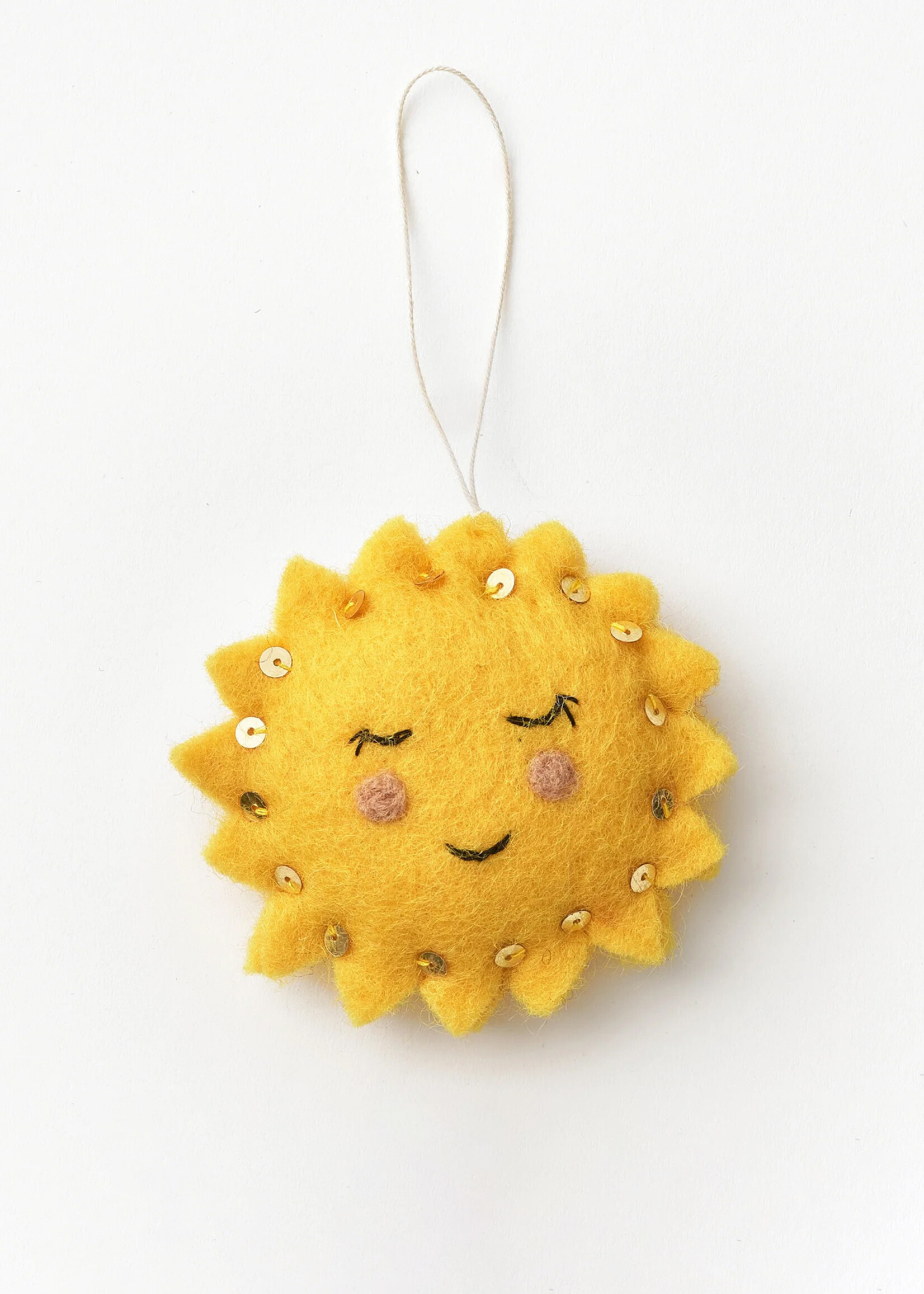 Global Goods Partners Felt Celestial Sun Ornament