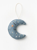 Global Goods Partners Felt Celestial Moon Ornament