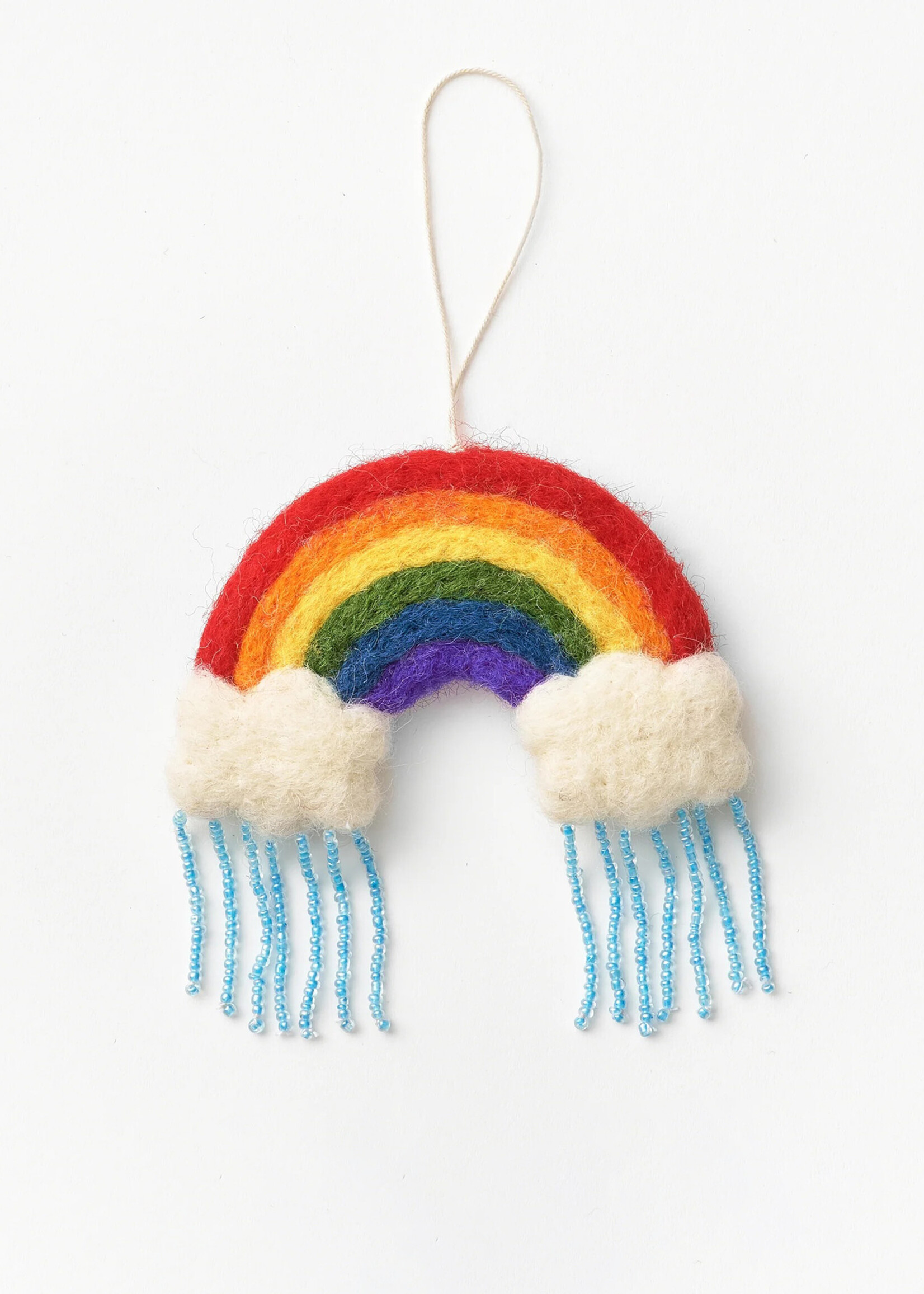 Global Goods Partners Felt Celestial Rainbow Ornament