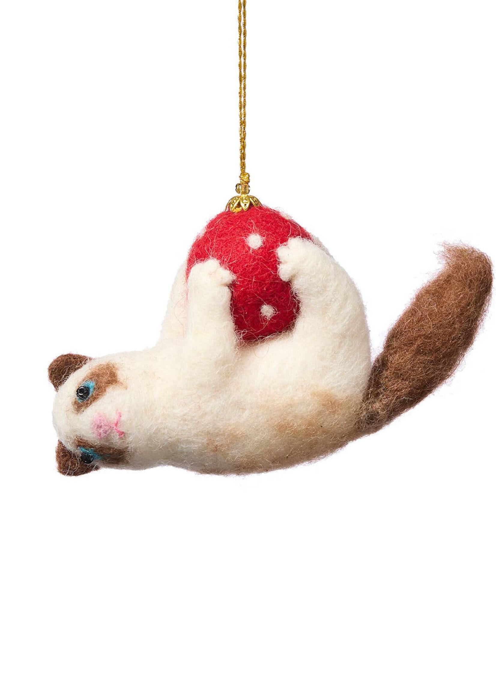 SERRV Felt Playful Kitty Ornament