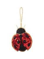 Matr Boomie Beaded  Ladybug Ornament