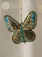Ten Thousand Villages Beaded Arvi Butterfly Ornament