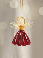 Ten Thousand Villages Quilled Tuyen Angel Ornament