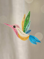 Ten Thousand Villages Quilled Chim Hummingbird Ornament