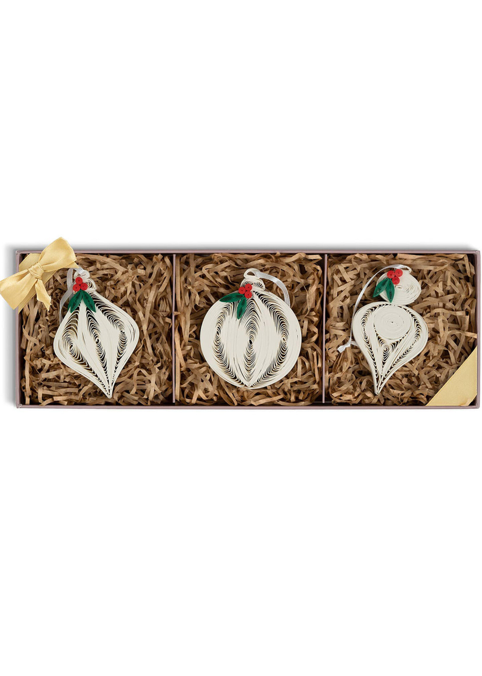 Quilling Cards Quilled Ornament Box Set - Christmas Ornaments