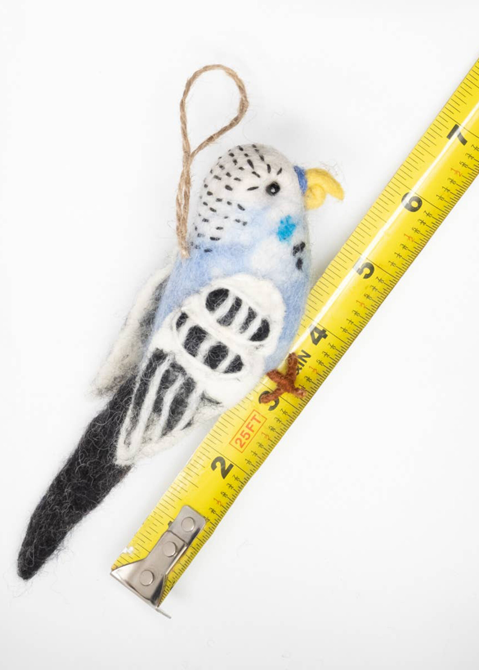 The Winding Road Felt Parakeet Ornament
