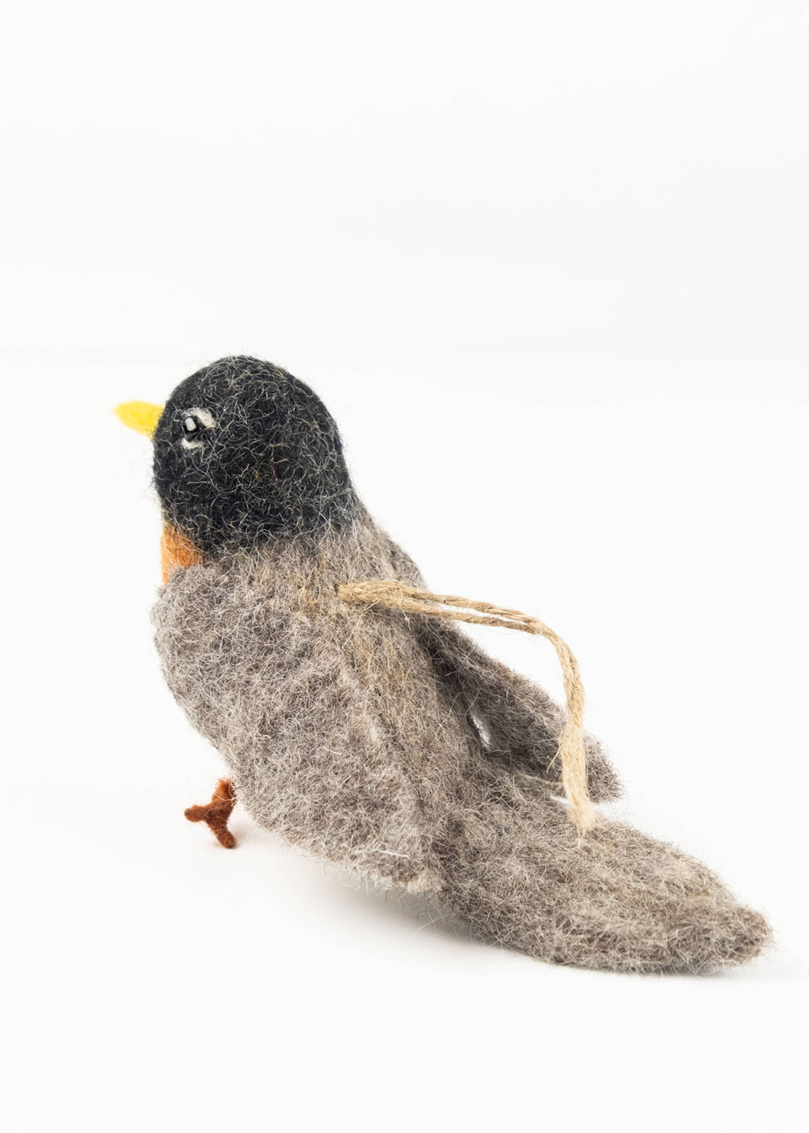 The Winding Road Felt Robin Ornament